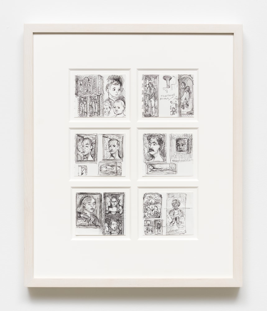 drawings by Steven Shearer