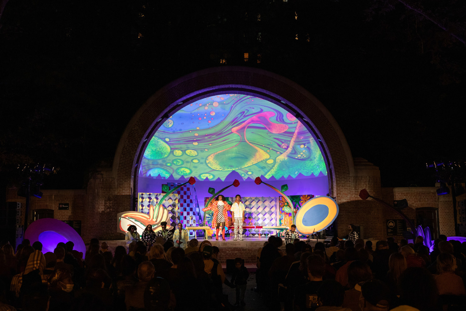 installation view of performance