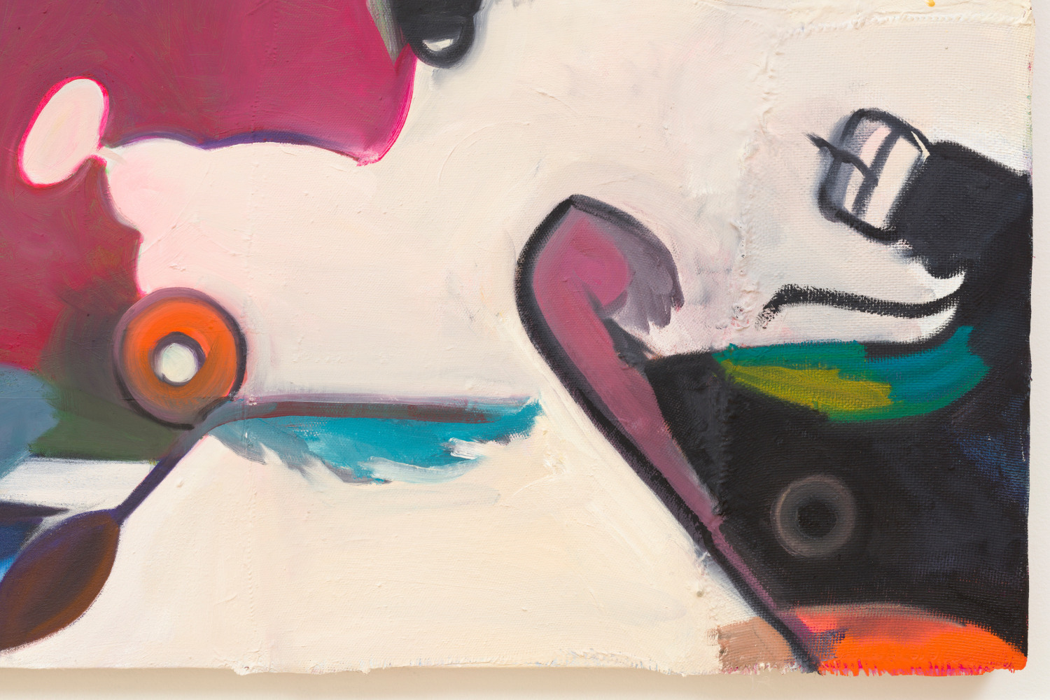 Detail of painting by Alex Hubbard