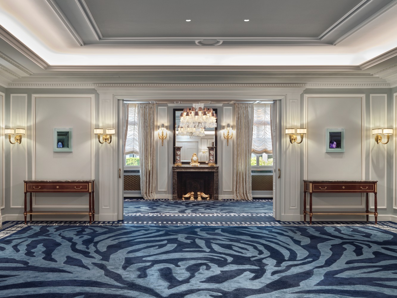 Installation view, Art in the Salon XXIII: Louisa Gagliardi, Baur au Lac Park, Zurich, 2025