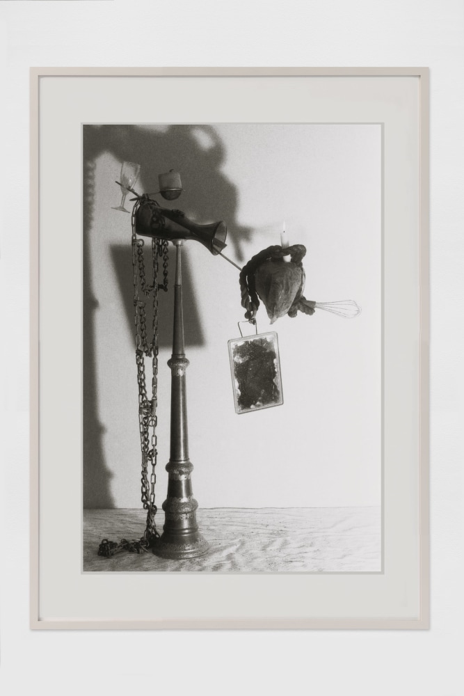 PETER&amp;nbsp;FISCHLI / DAVID&amp;nbsp;WEISS&amp;nbsp;
The Frozen Heart (Equilibres series)
1986
C-print, framed
Ed. 1/3
Sheet&amp;nbsp; 45 x 30 cm / 17 3/4 x 11 3/4 inches
Frame&amp;nbsp; 63 x 47 x 2.5 cm / 24 3/4 x 18 1/2 x 1 inches