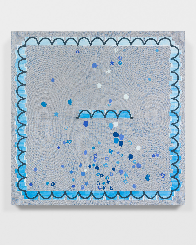 Wonder Margin

2024

Acrylic, Flashe, and silkscreen ink on canvas

200.5 x 200.5 x 4 cm / 79 x 79 x 1 1/2 in

&amp;copy; Amy Feldman