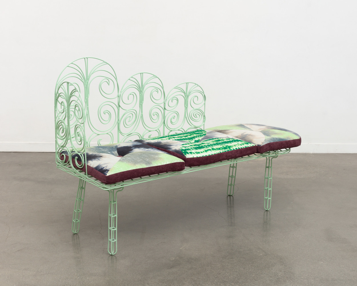 furniture sculpture of a lounge by Tschabalala Self