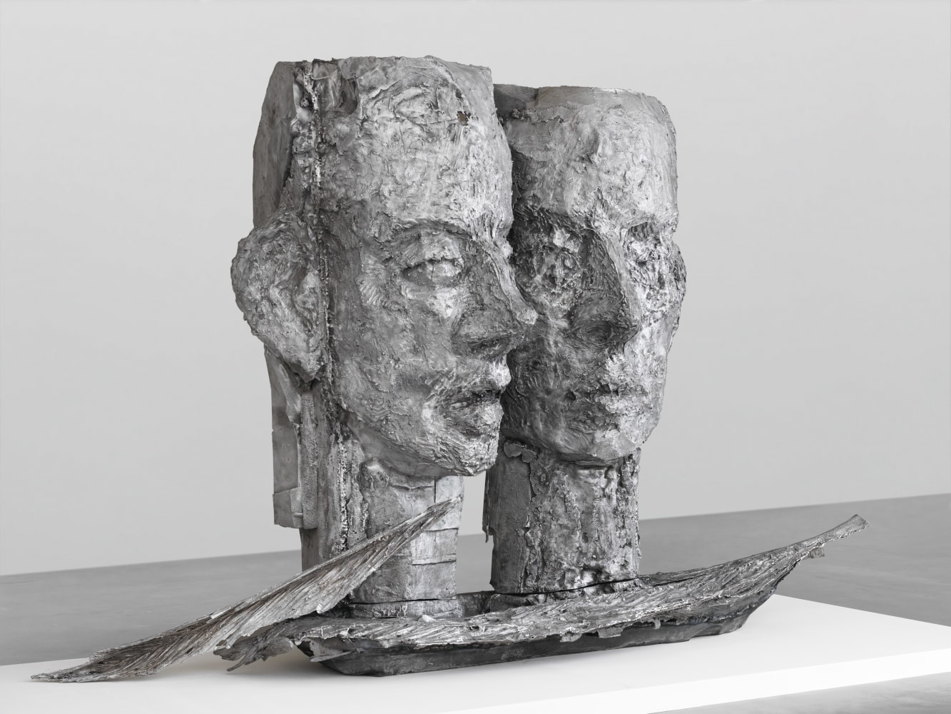 Jean-Marie Appriou Lips and ears 2018 Aluminum 250 x 390 x 130 cm / 98 3/8 x 153 1/2 x 51 1/8 in