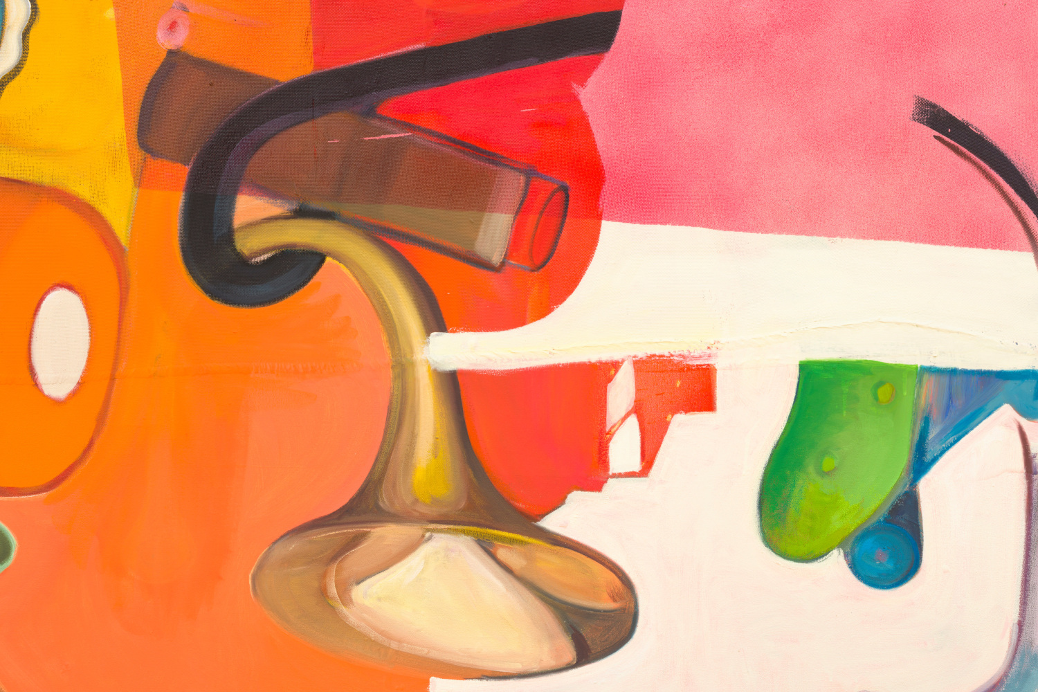 Detail of painting by Alex Hubbard