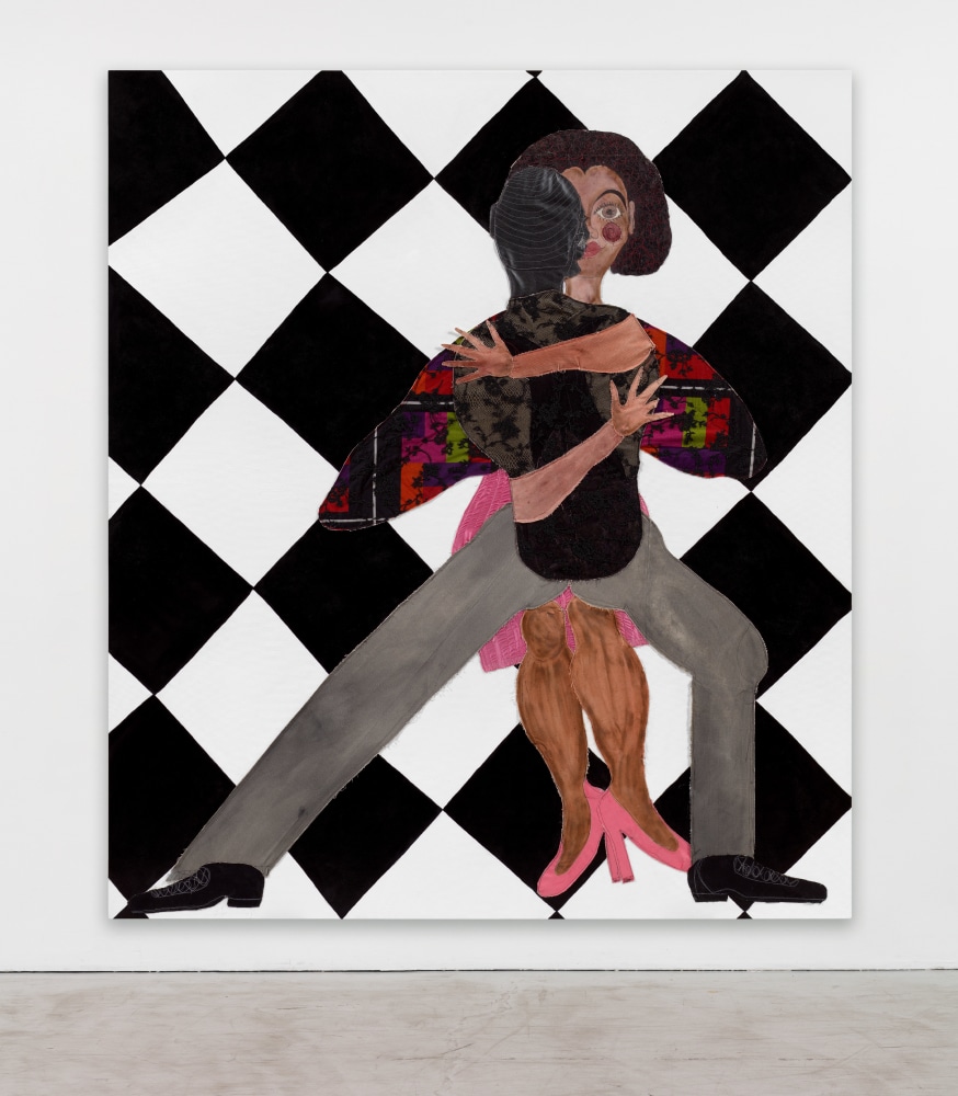 Work by Tschabalala Self