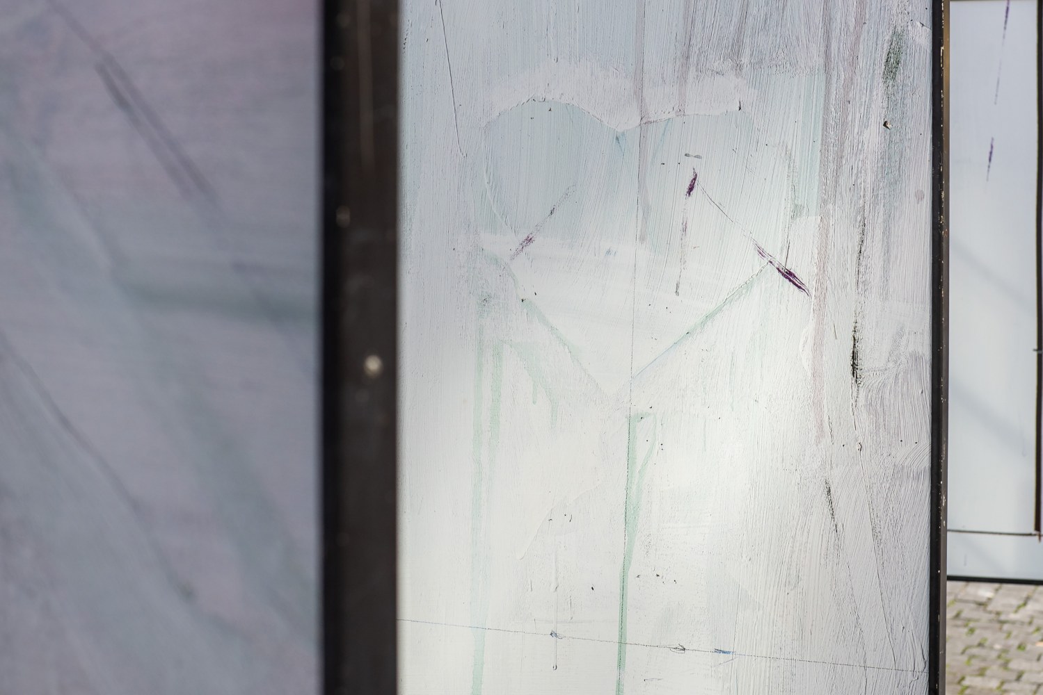 Installation view, Valentin Carron, From A to Bex, TABLEAU, Bahnhof Stadelhofen, Zurich, 2025