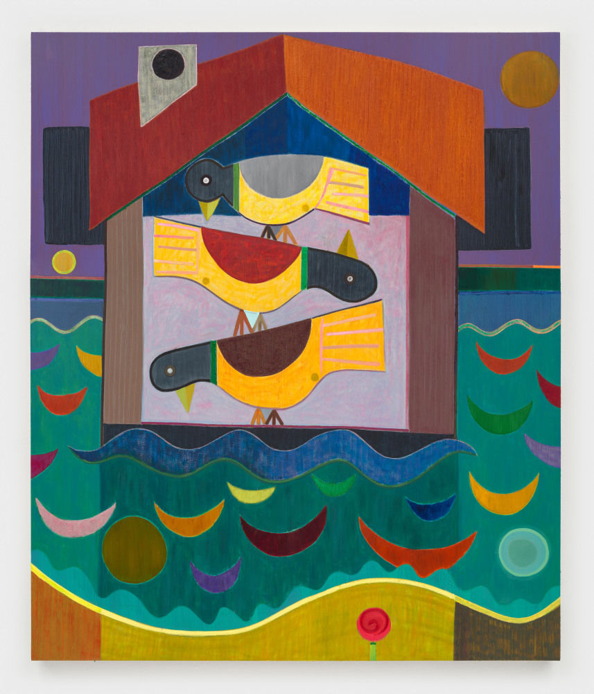 The Solitary.

2023

Oil and Flashe on canvas

218.5 x 183 cm / 86 x 72 in

&amp;copy; Austin Eddy