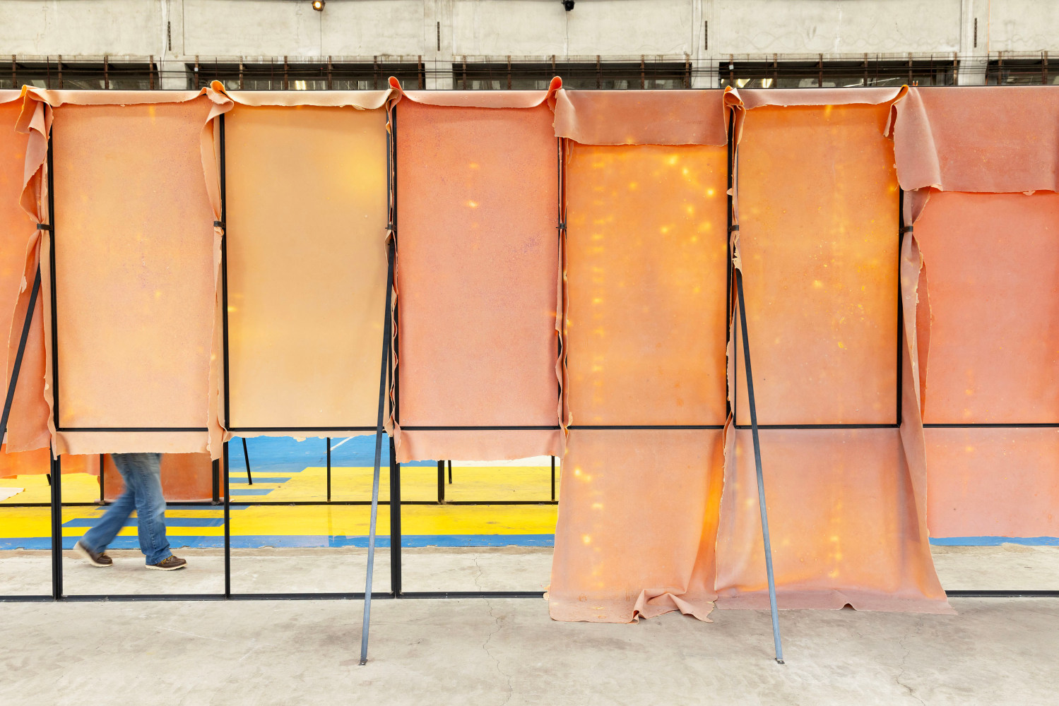 installation views of sculpture by Liesl Raff