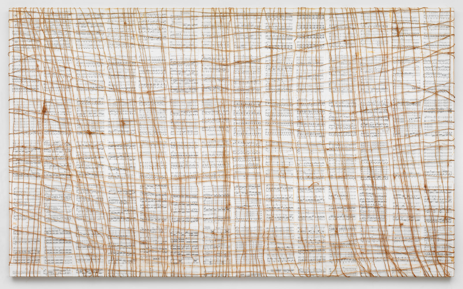 Work on canvas by Tim Rollins and K.O.S.