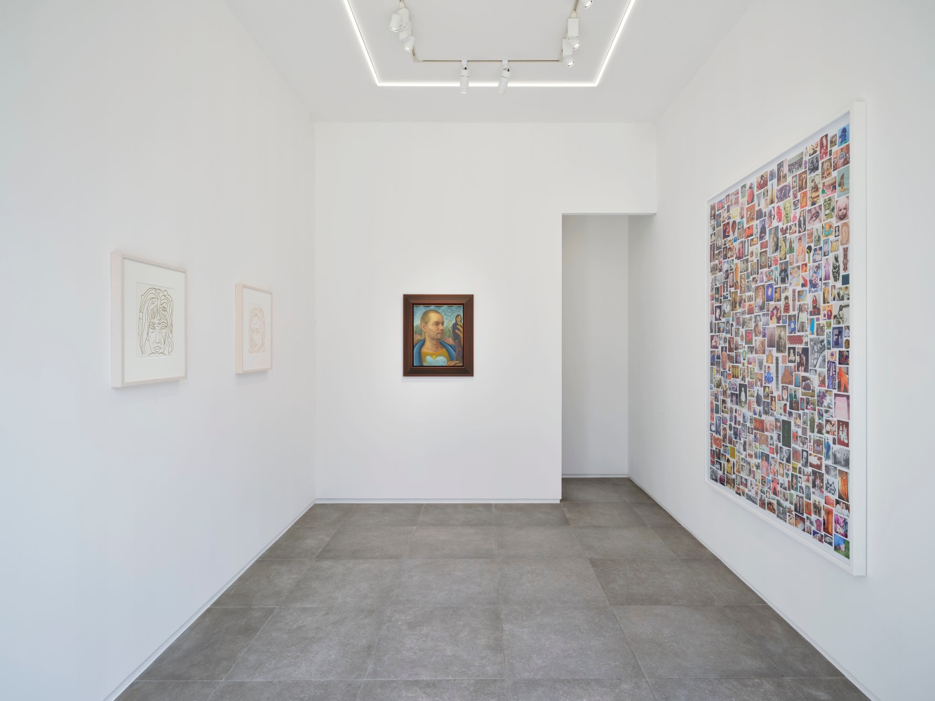 Installation view, Steven Shearer, Wools and Effigies, Galerie Eva Presenhuber x P21, Seoul, 2025