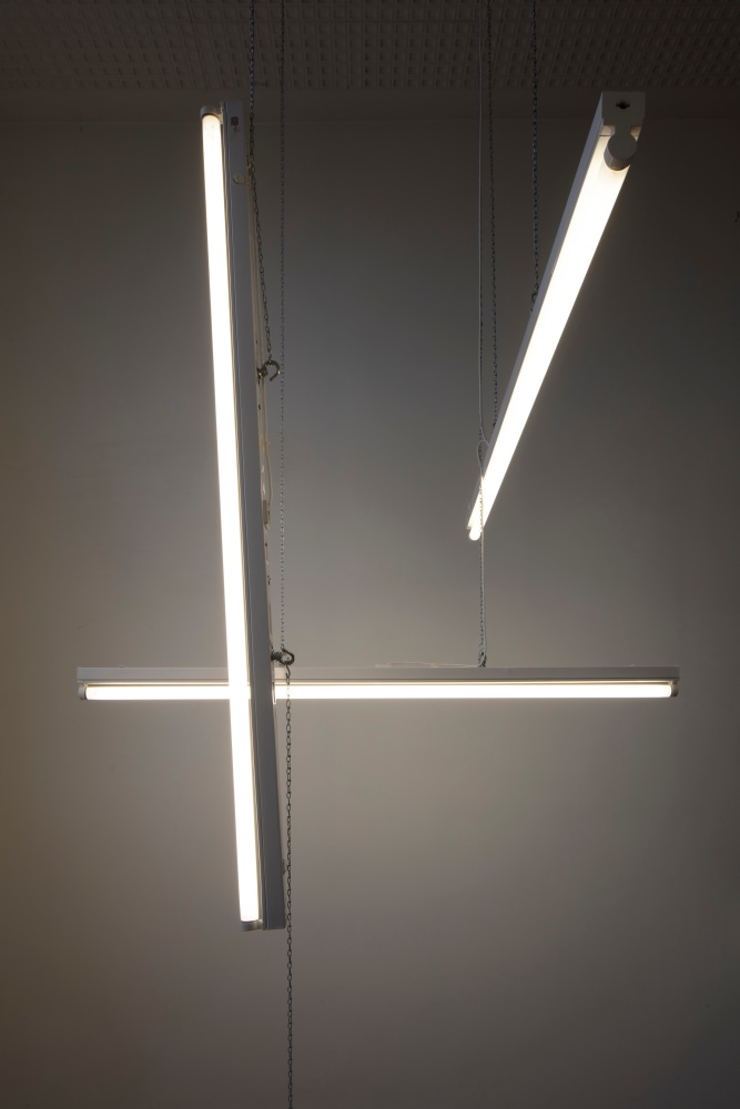 Installation view, Martin Boyce &amp;amp; Arrange Whatever Pieces Come Your Way, The Day Before Sewn into Sleep, Haubrok Foundation, Berlin, 2024&amp;nbsp;