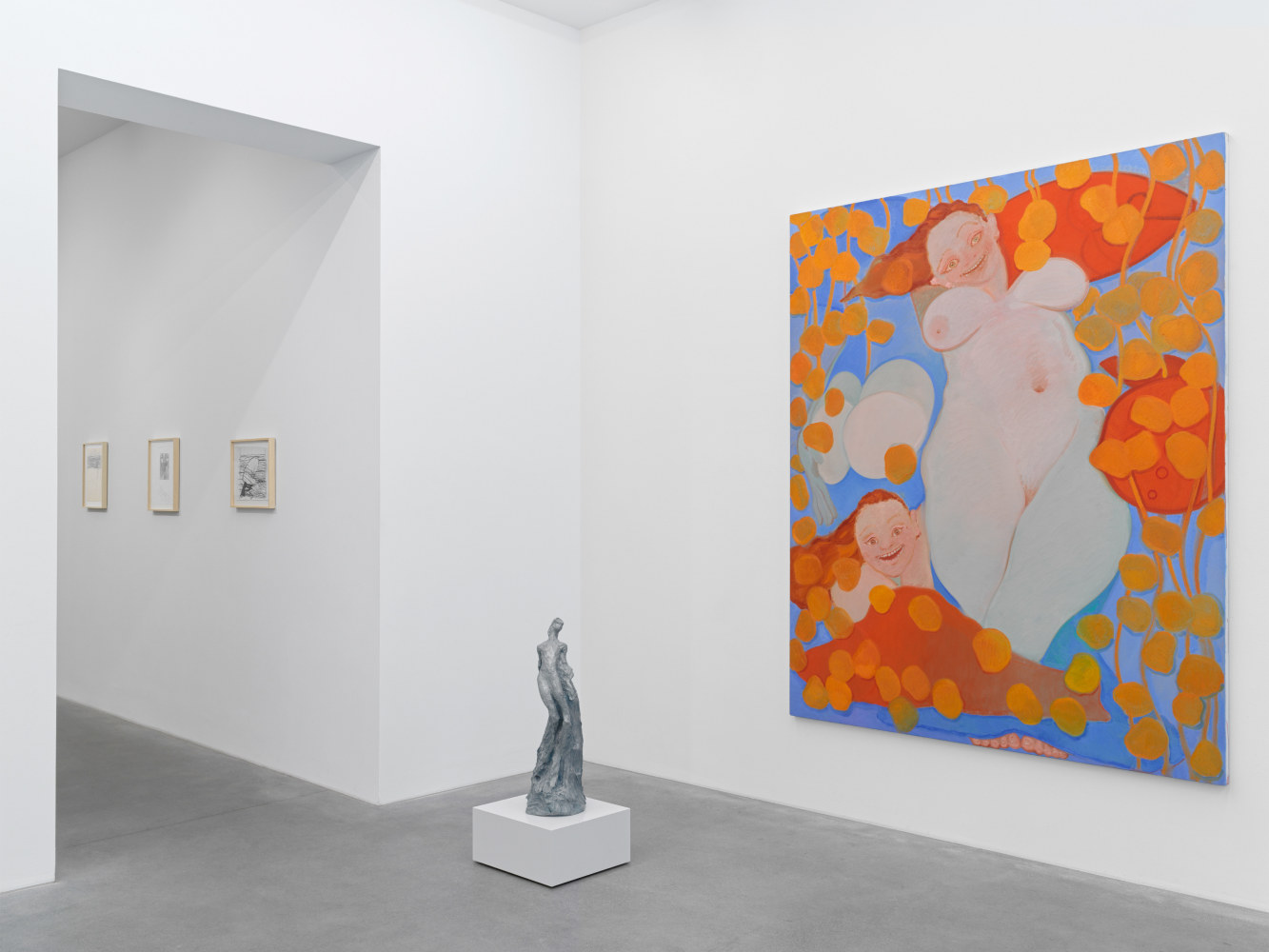 installation views of works by various artist