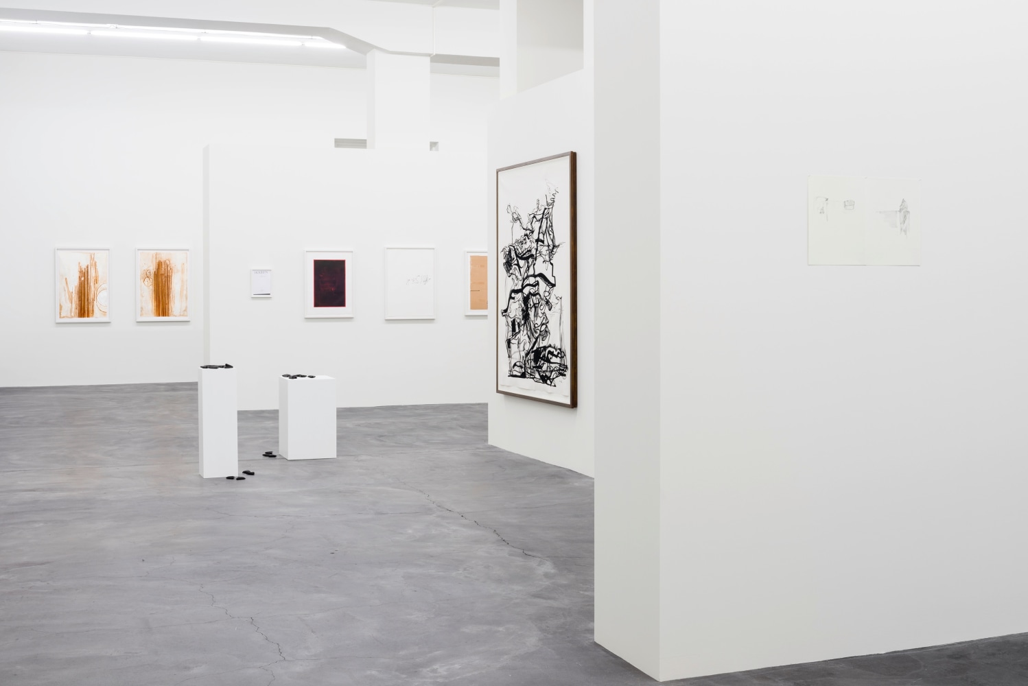 Installation view, Works on Paper, Galerie Eva Presenhuber, L&amp;ouml;wenbr&amp;auml;u Areal, Zurich, 2015