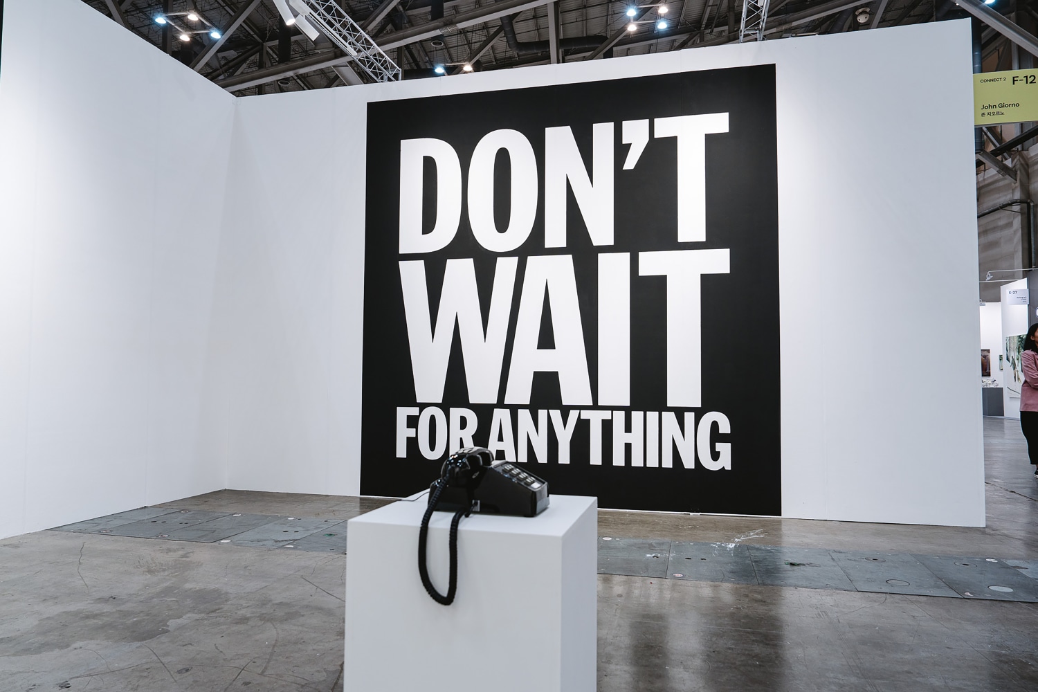 Installation view, John Giorno, Dial-A-Poem, Art Busan, Busan, 2024