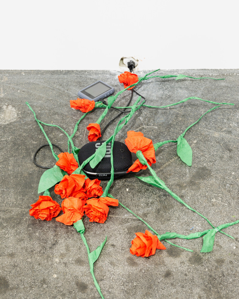 Installation view, Karen Kilimnik,&amp;nbsp;The Joker Episode of The Avengers, Art Basel Unlimited, Basel, 2024