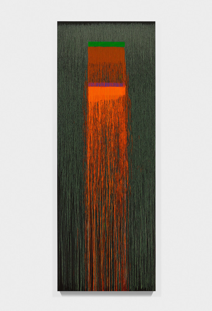 Painting by Pat Steir