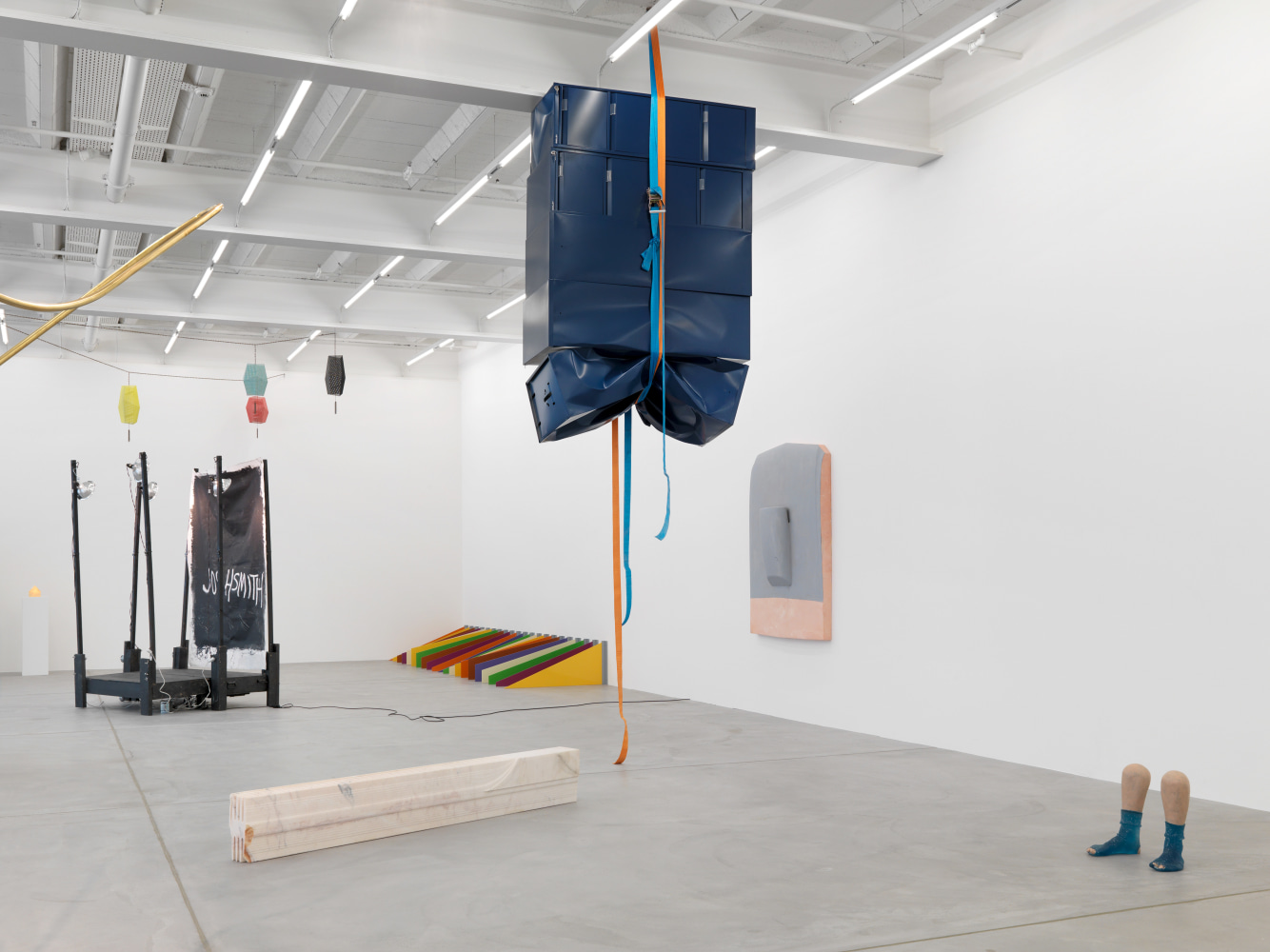 Installation view of group sculpture exhibition