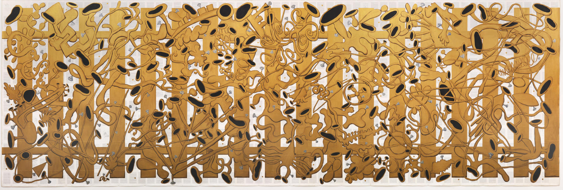 Canvas work by Tim Rollins and K.O.S.