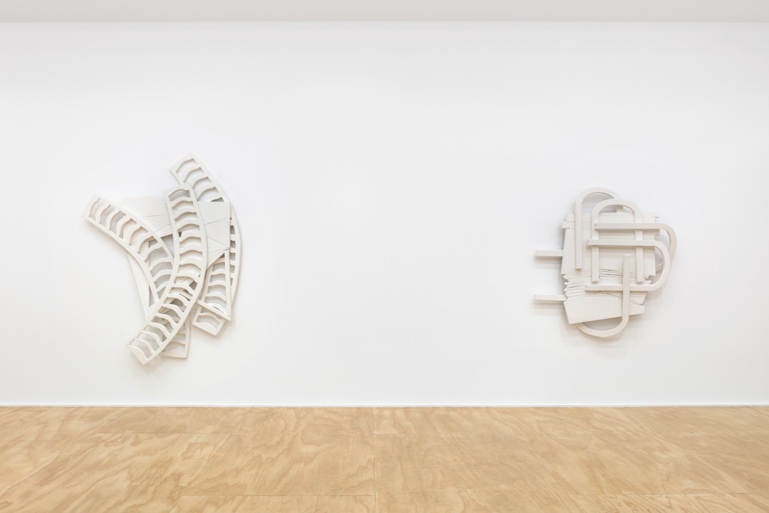 installation view of works by Wyatt Kahn