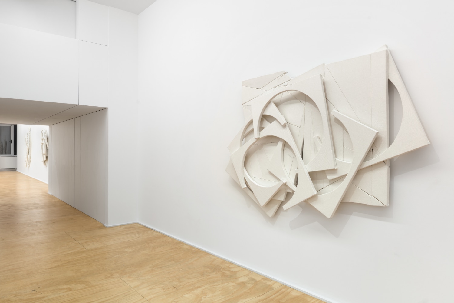 installation view of works by Wyatt Kahn
