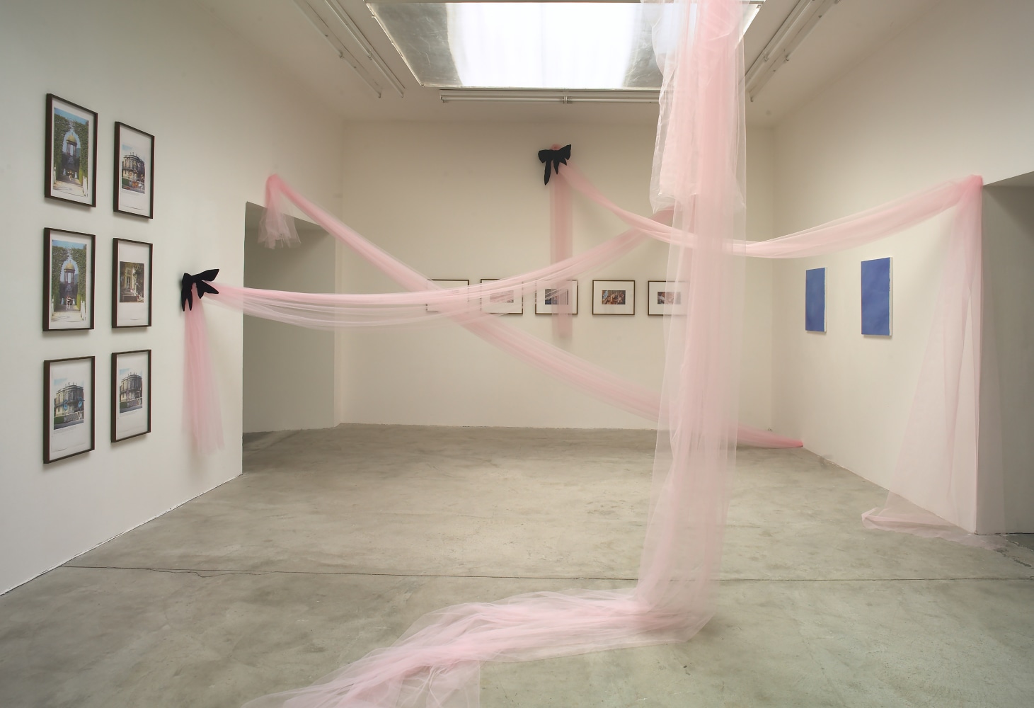 Installation view of works by Karen Kilimnik