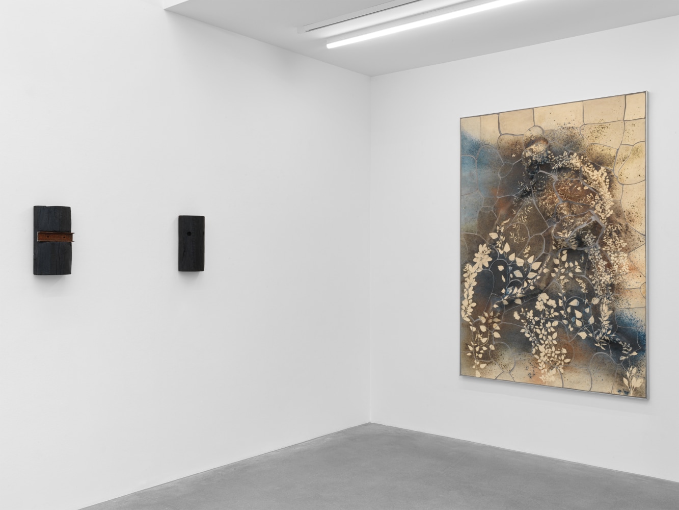 installation views of works by various artist