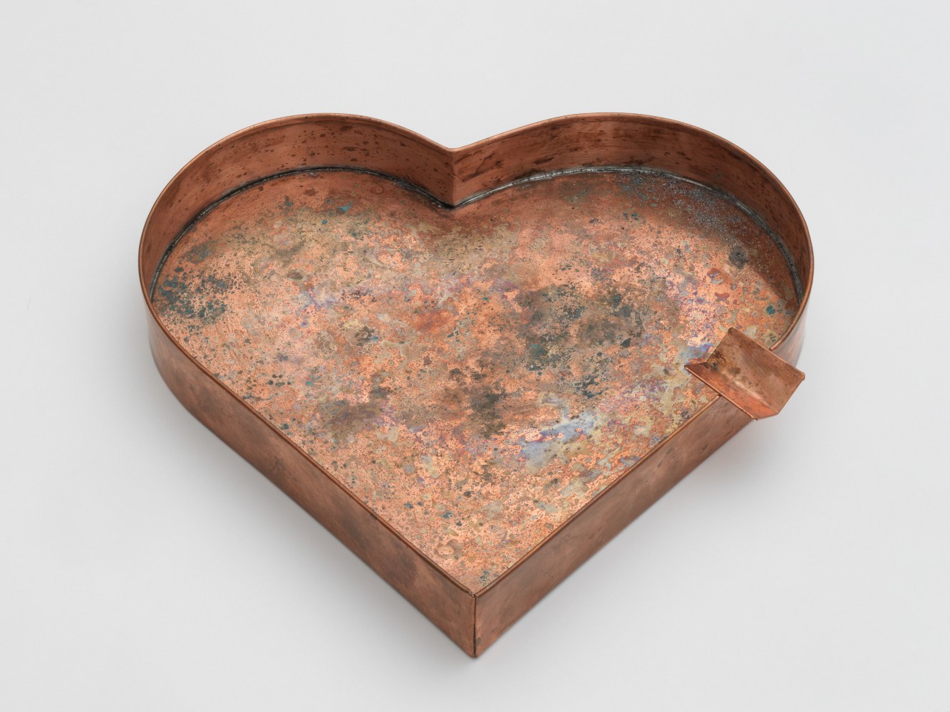 copper ashtray by Valentin Carron