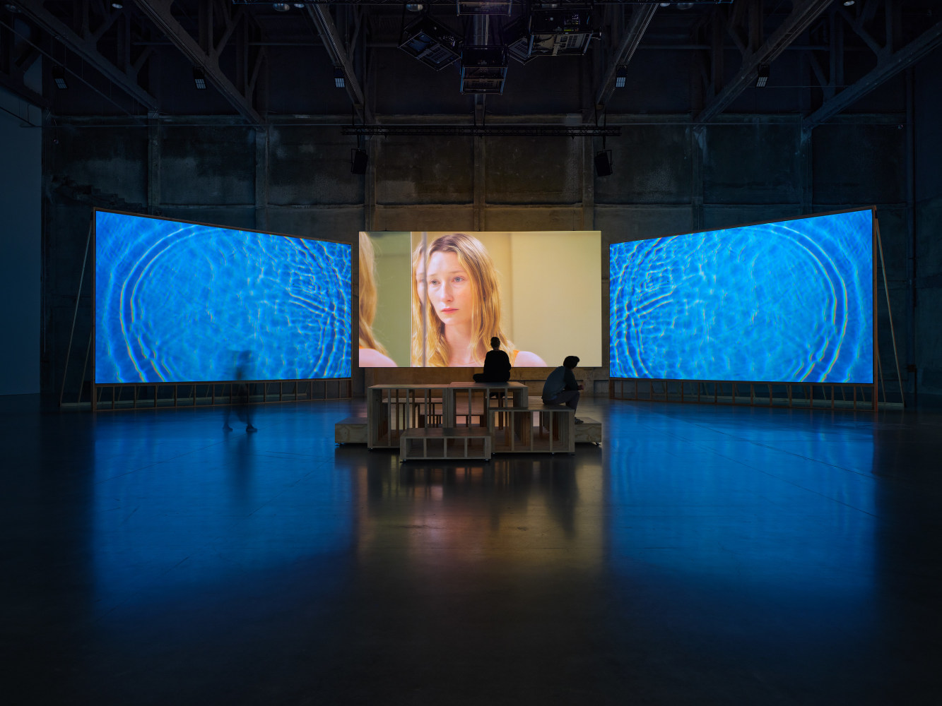 Installation view, Doug Aitken, Lightscape, Marciano Art Foundation, Los Angeles, 2024