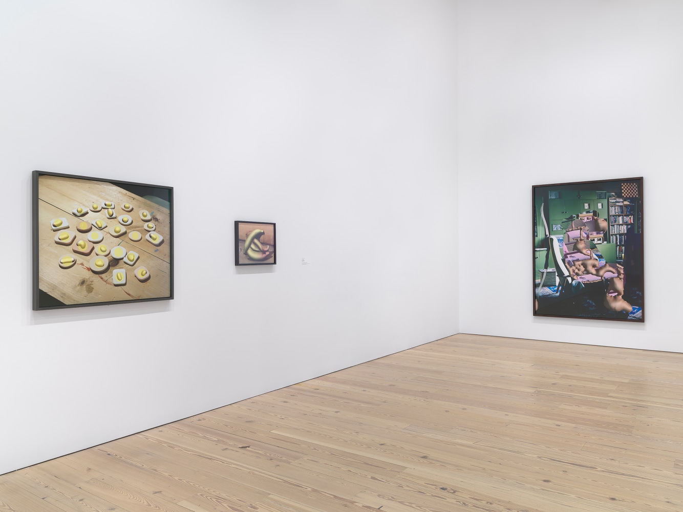 Installation view of Works by Lucas Blalock