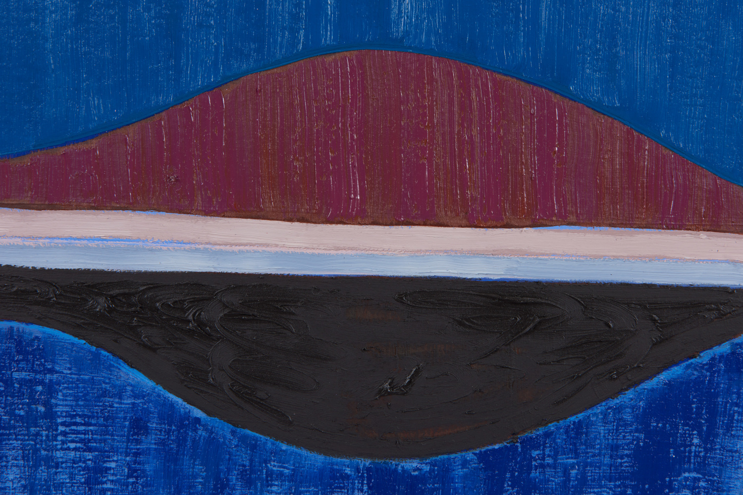 Detail of painting by Austin Eddy