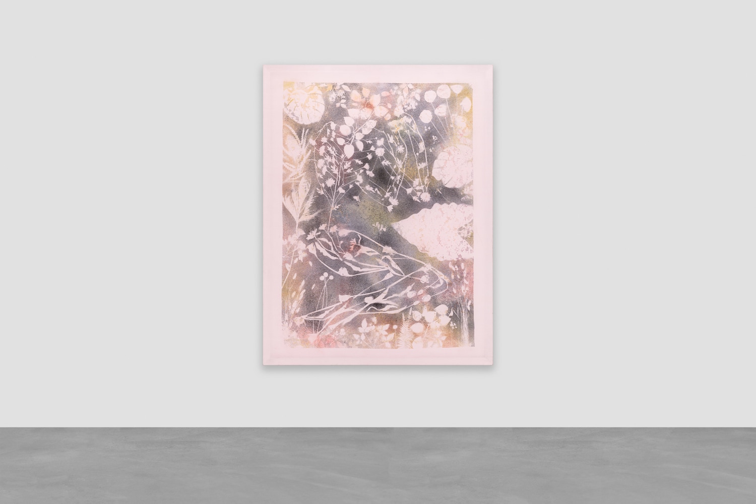 pigment painting by Sam Falls