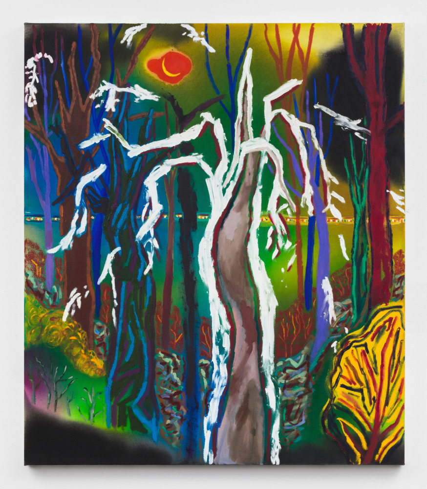 Painting by Shara Hughes