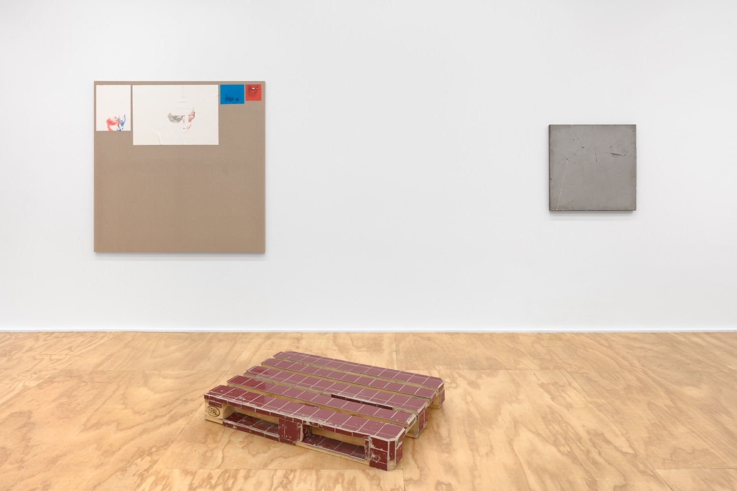 installation view of works by various artists