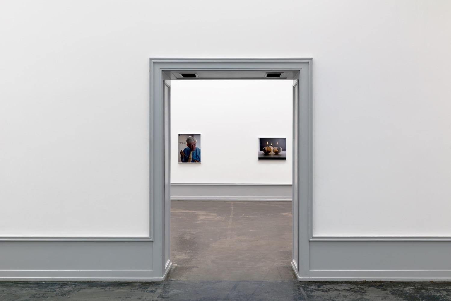 Installation view of photographies by Torbjørn Rødland