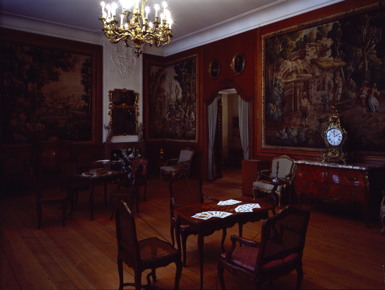 Installation view of works by Karen Kilimnik