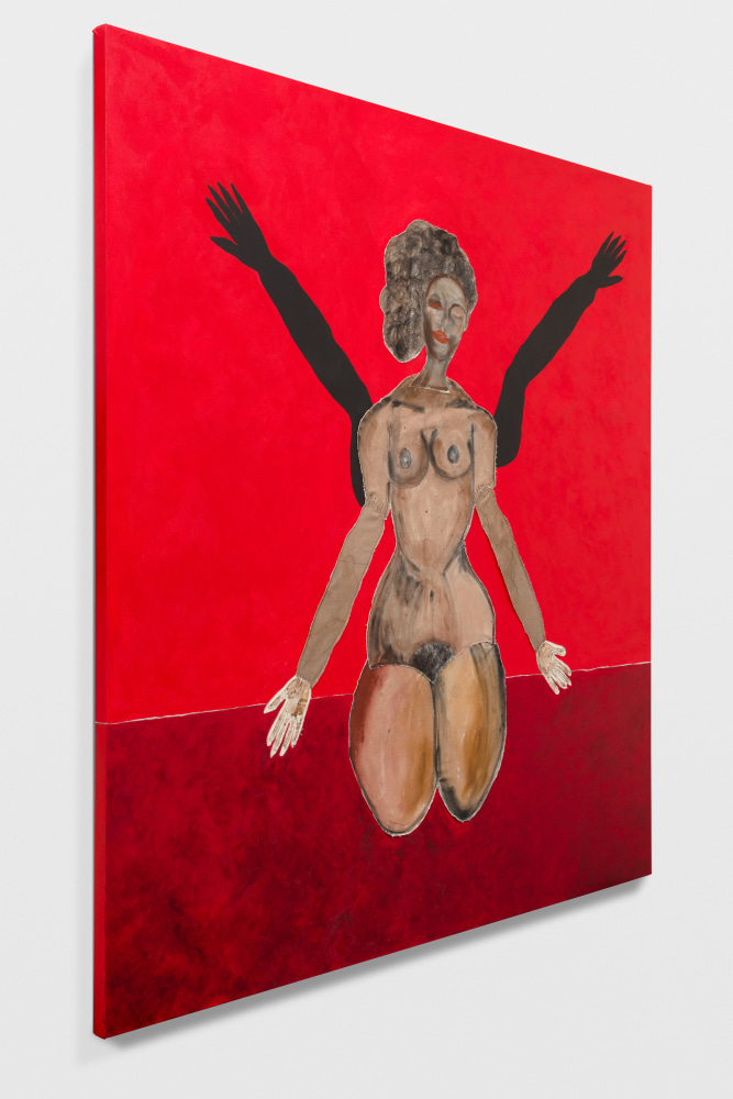 Work by Tschabalala Self