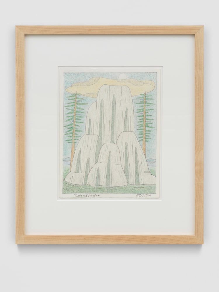 Natural Wonder

2024

Colored pencil and graphite pencil on Arches hot press paper

Sheet 23 x 18 cm / 9 x 7 in

Frame 38.5 x 33.5 x 3 cm / 15 1/4 x 13 1/8 x 1 1/8 in

&amp;copy; John Dilg