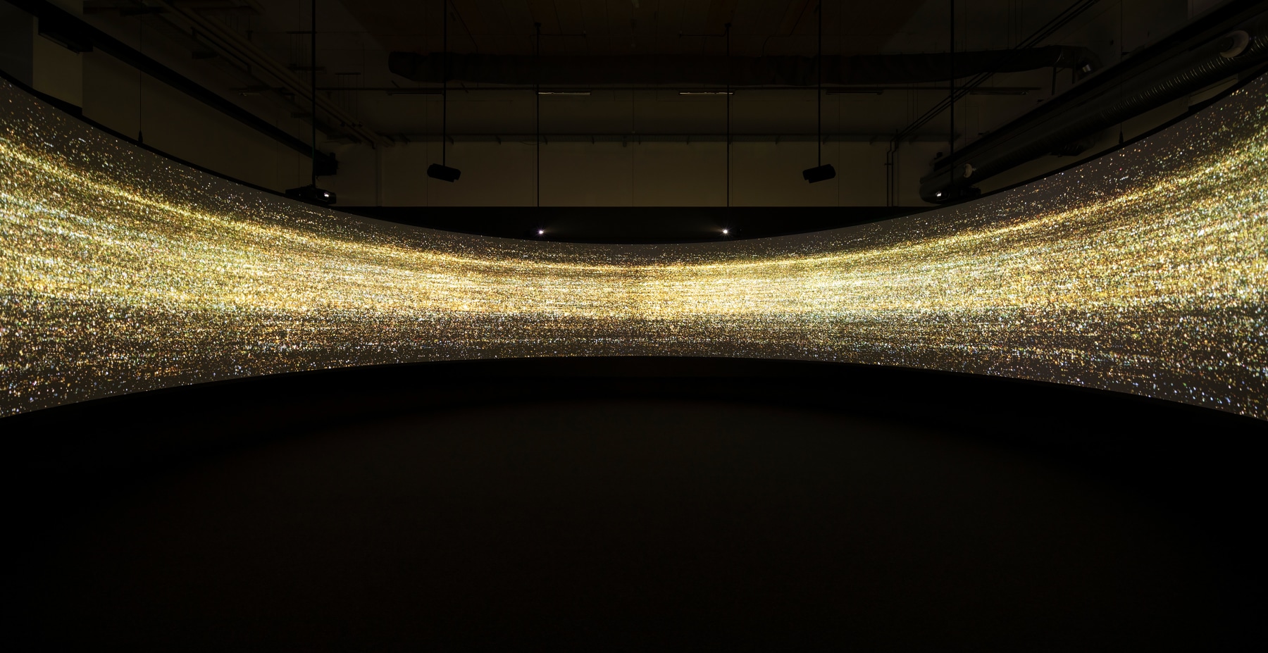 Installation view of Works by Doug Aitken