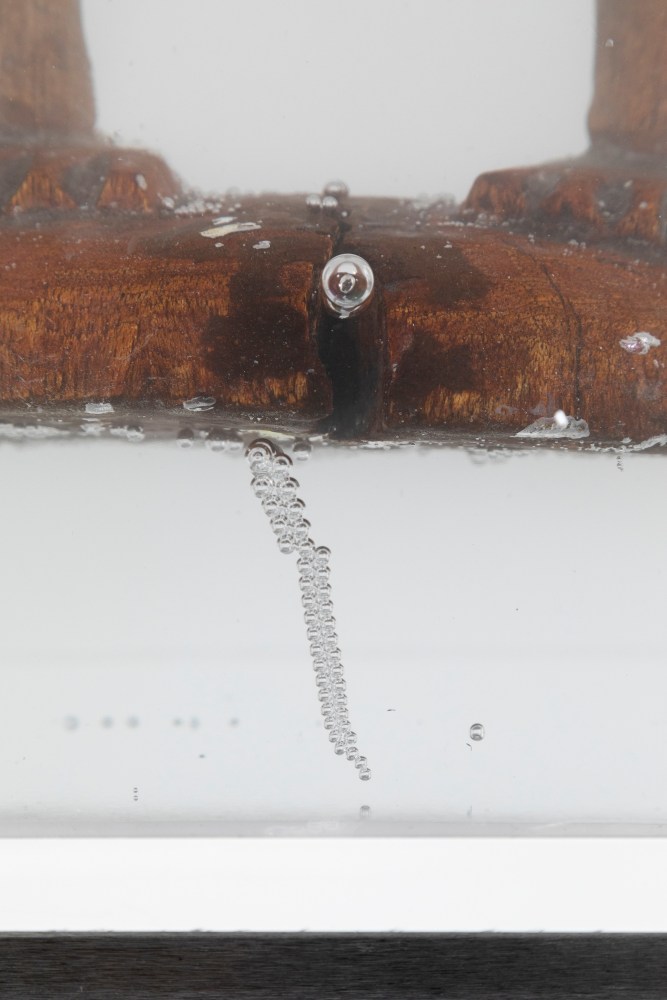 MATTHEW ANGELO HARRISON
The Visitor
2024
Wooden figure, polyurethane resin, steel, acrylic
Sculpture 77 x 28 x 28 cm / 30 3/8 x 11 x 11 in
Pedestal 112 x 33.5 x 30.5 cm / 44 1/8 x 13 1/4 x 12 in
HARRI60087