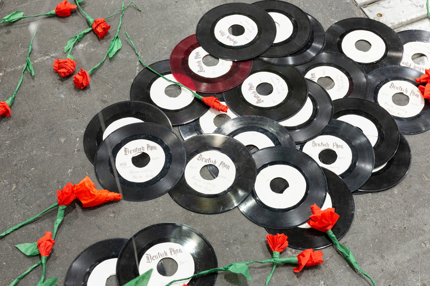 Installation view, Karen Kilimnik,&amp;nbsp;The Joker Episode of The Avengers, Art Basel Unlimited, Basel, 2024