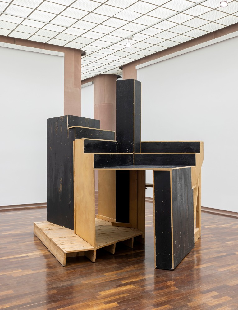 Installation view, Oscar Tuazon, What We Need, Kunsthalle Bielefeld, Bielefeld, 2023