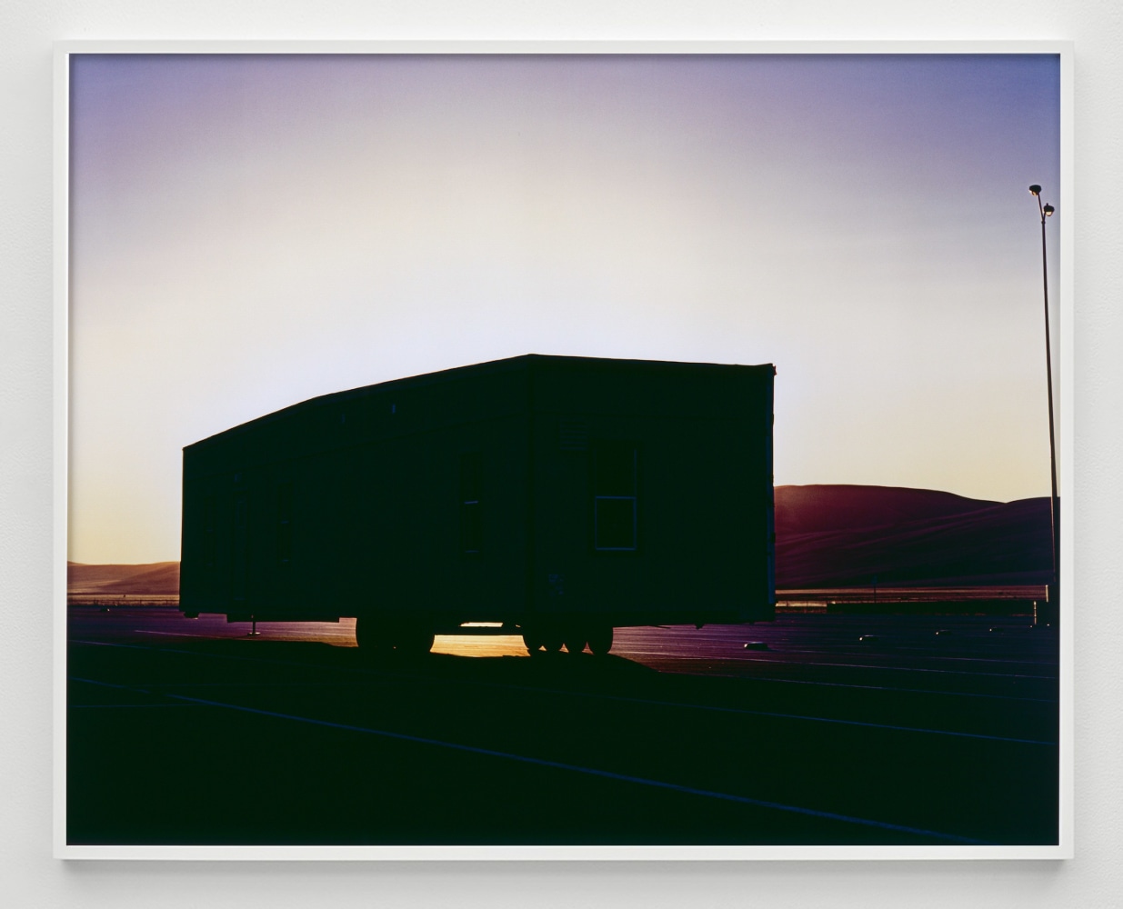 DOUG AITKEN  no direction home  2008  C-print mounted on aluminum, framed  Ed. 4/6 + 2 AP  Image 122 x 152.5 cm / 48 x 60 in  Frame 125 x 156 x 5 cm / 49 1/4 x 61 3/8 x 2 in  AITKE34605