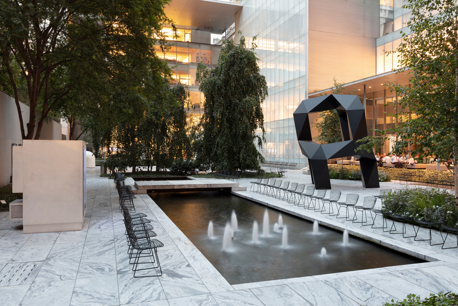 Installation view of sculptures by Peter Fischli and David Weiss