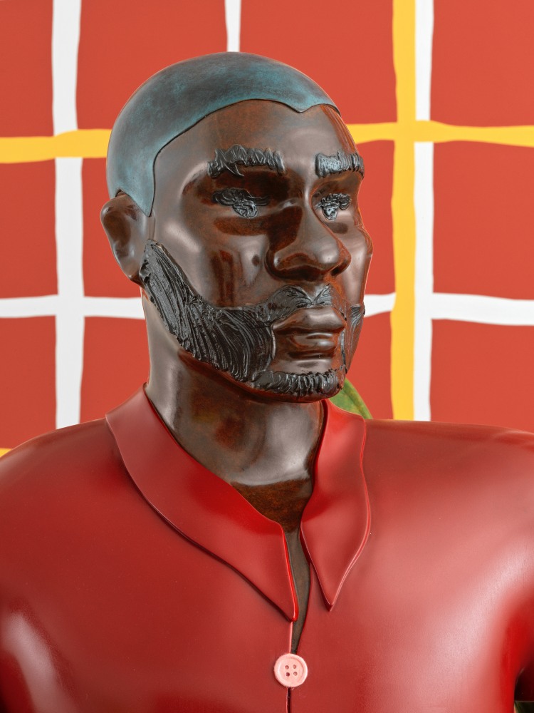 Work by Tschabalala Self