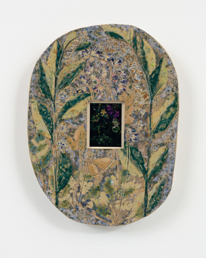 Pregnant Pause

2023

Fujifilm FP-100C45 instant film, glazed ceramic and glass

51 x 38 x 6 cm / 20 1/8 x 15 x 2 3/8 in

&amp;copy; Sam Falls