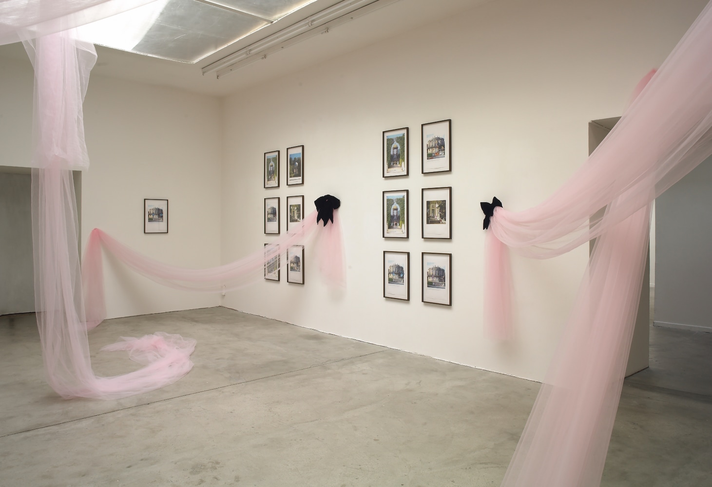 Installation view of works by Karen Kilimnik