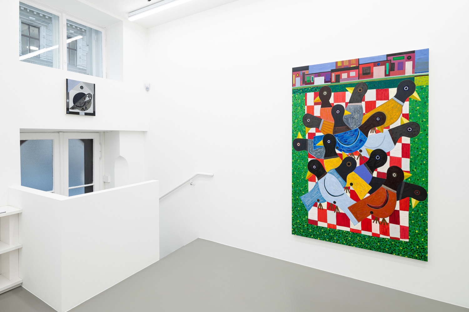 Installation view, Austin Eddy, Songs For The Sun., Galerie Eva Presenhuber, Vienna, 2024