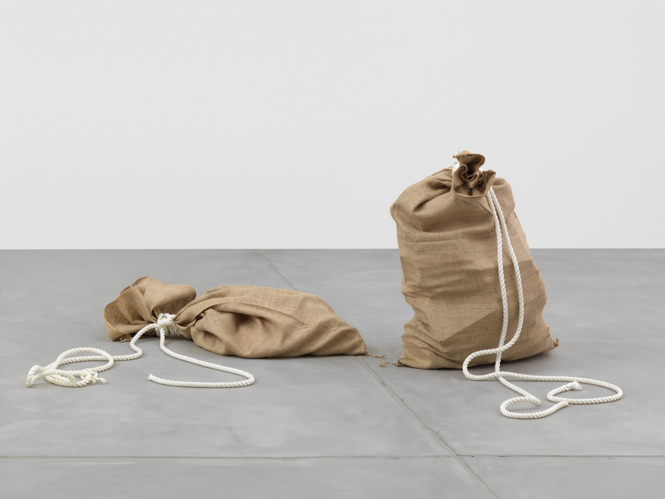 Indoor view of sculpture by Matias Faldbakken