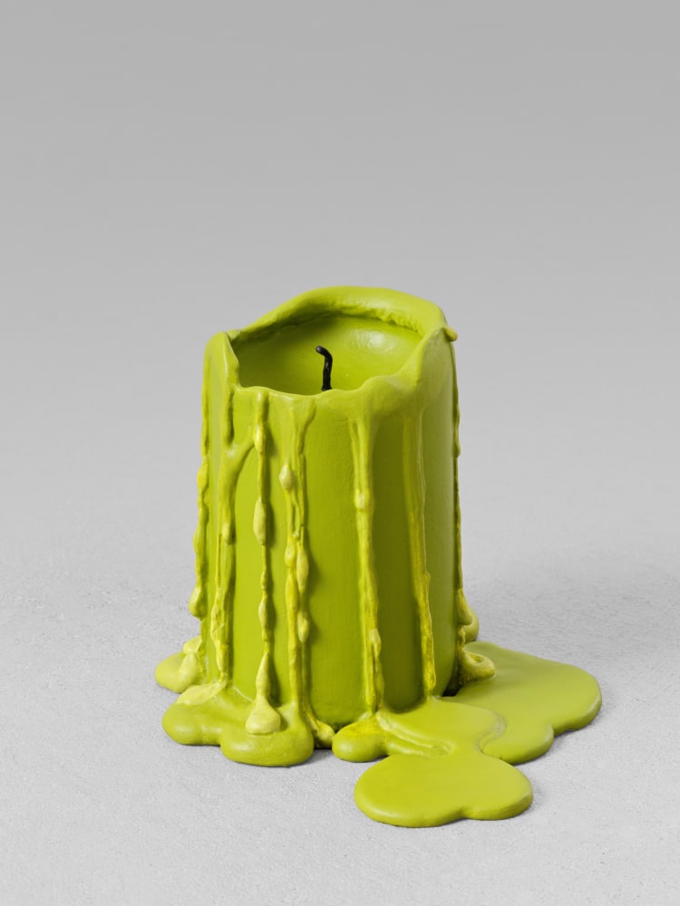 UGO RONDINONE

&amp;nbsp;

still.life. (olive green candle)

2013

Cast bronze, lead paint

Unique

8 x 10 x 8 cm / 3 1/8 x 3 7/8 x 3 1/4 in

RONDI48071